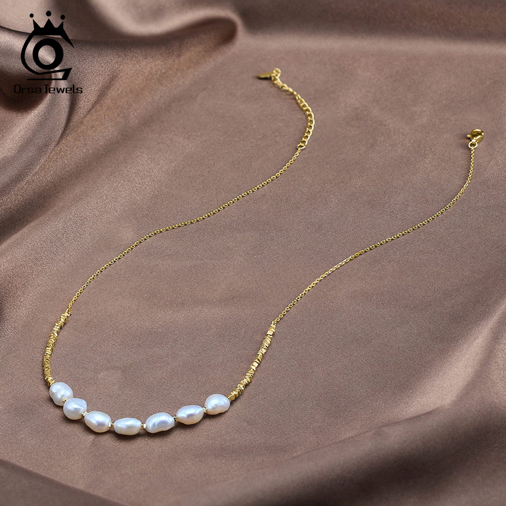 ORSA JEWELS Vintage 925 Sterli - Pearl Choker Necklace Vintage 评论和价格