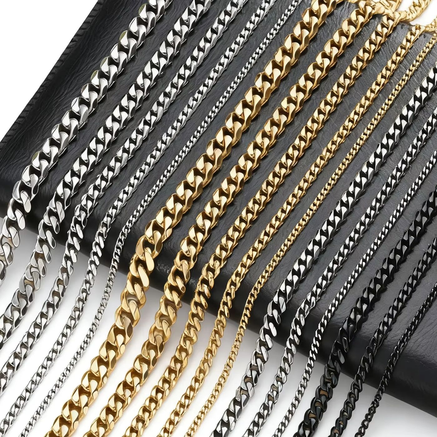 3-11MM Classic Cuban Chain Nec - Cuban Link Chain 12Mm 评论和价格