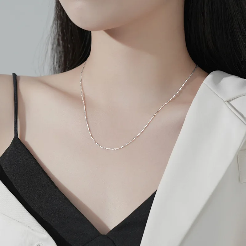 KOSE JEWELS 100% 925 Sterling  - 925 Sterling Silver Chain Necklace Men 评论和价格