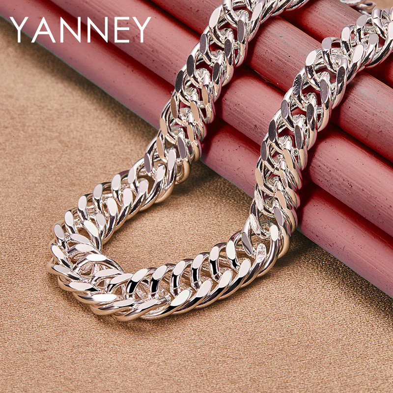 10MM 925 Sterling Silver 20/24 - 925 Sterling Silver Chain Necklace Men 评论和价格