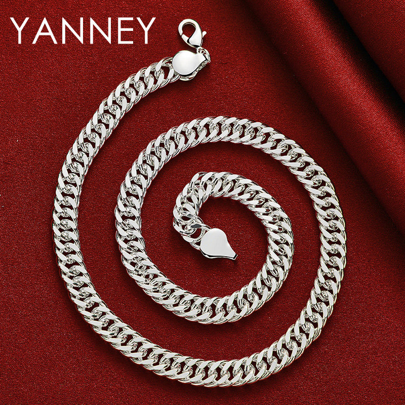 10MM 925 Sterling Silver 20/24 - 925 Sterling Silver Chain Necklace Men 评论和价格