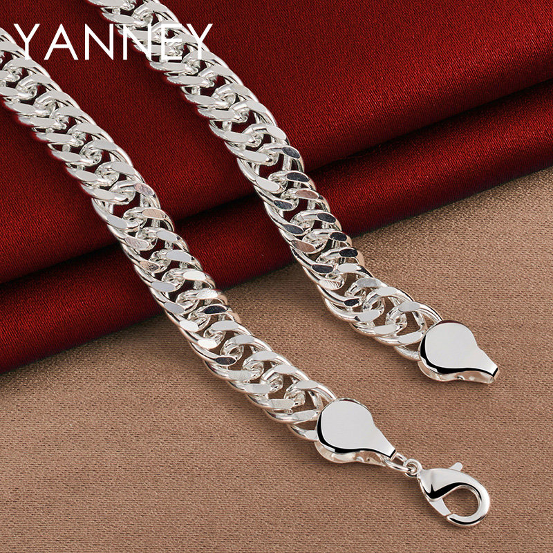 10MM 925 Sterling Silver 20/24 - 925 Sterling Silver Chain Necklace Men 评论和价格