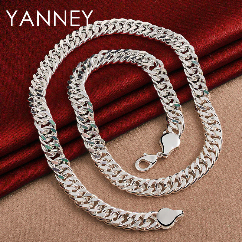 10MM 925 Sterling Silver 20/24 - 925 Sterling Silver Chain Necklace Men 评论和价格