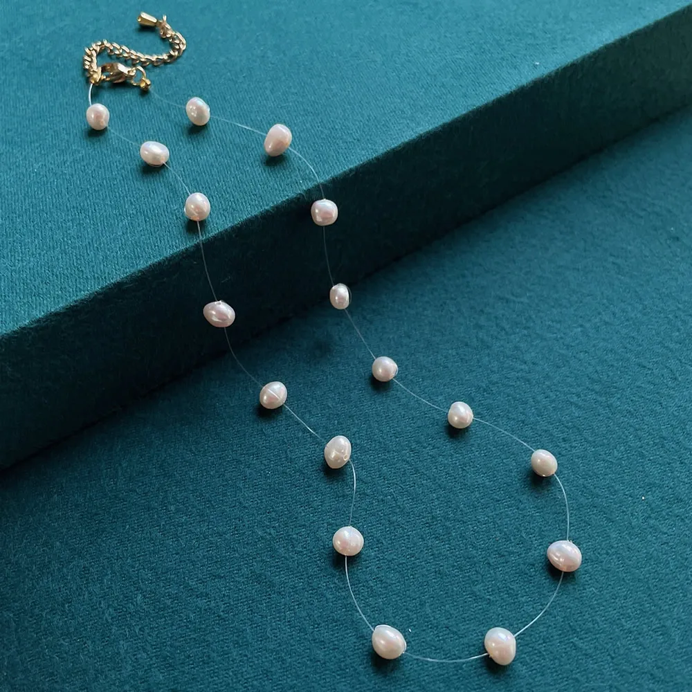 Natural Freshwater Pearl Neckl - Pearl Choker Necklace Vintage 评论和价格