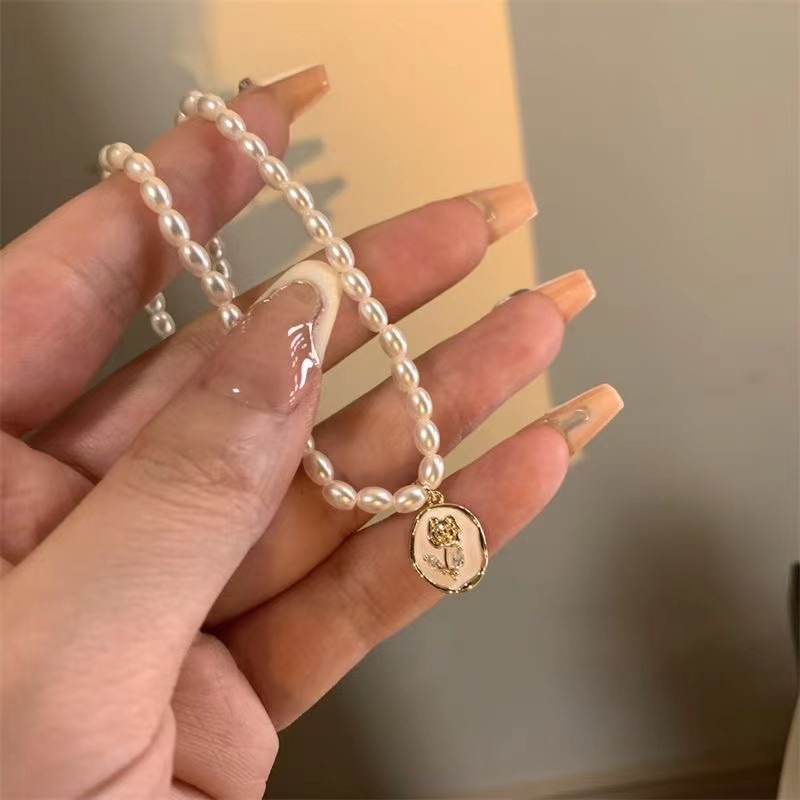 French Vintage Imitation Baroq - Pearl Choker Necklace Vintage 评论和价格