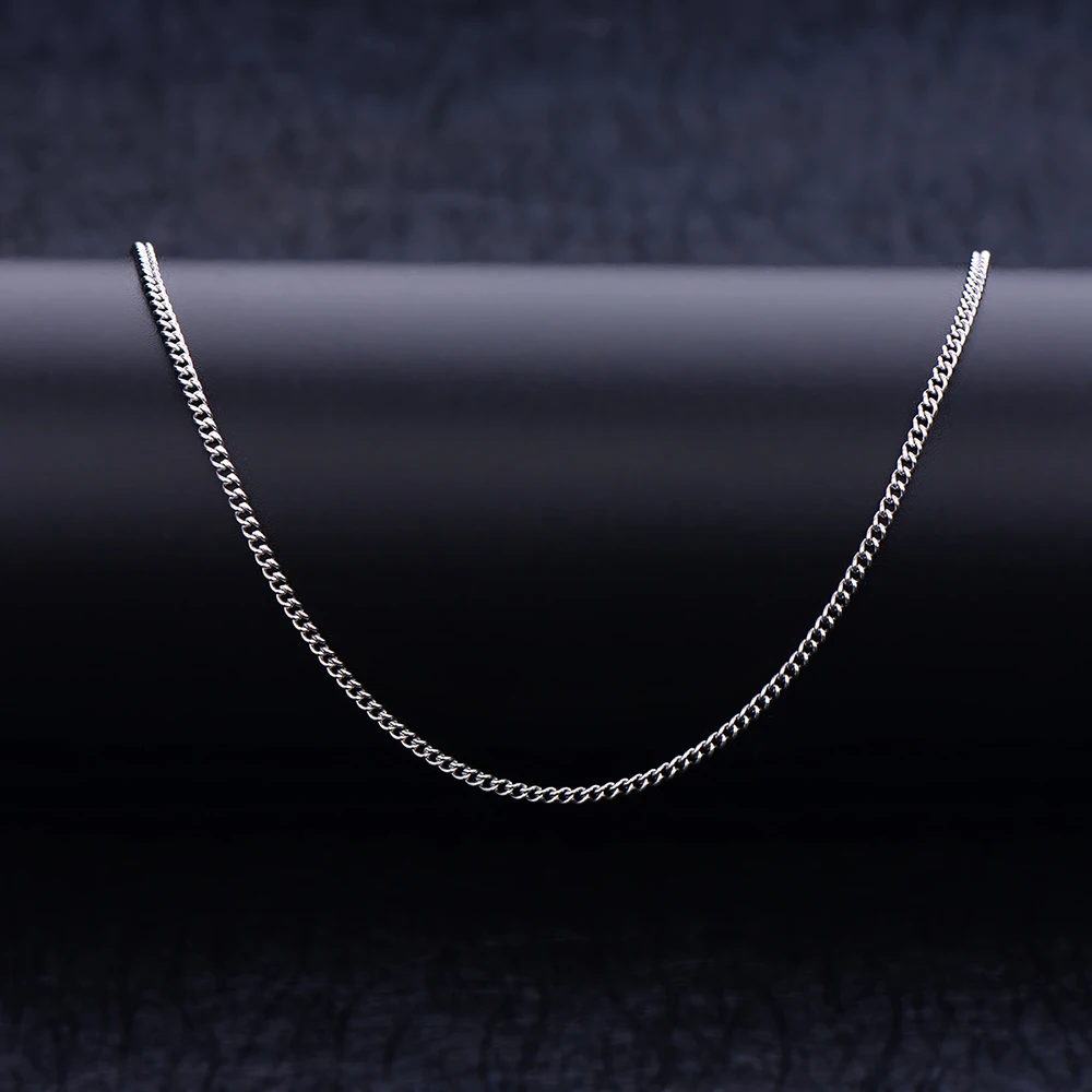 Wholesale 925 sterling silver  - 925 Sterling Silver Chain Necklace Men 评论和价格