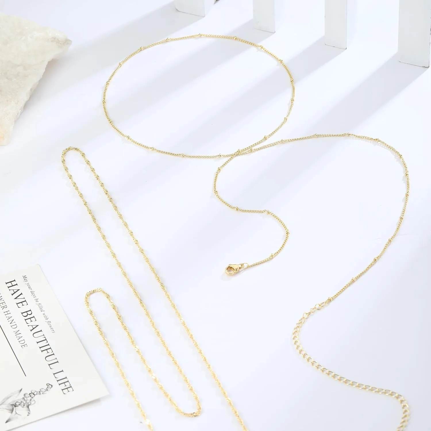 14k Gold Plated 26-33Inch Adju - Body Jewelry 评论和价格