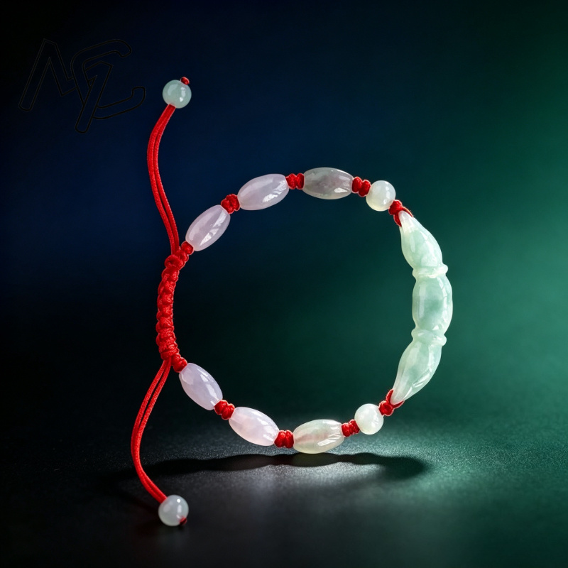 Natural Blue water Jade Burma  - Bracelets 评论和价格