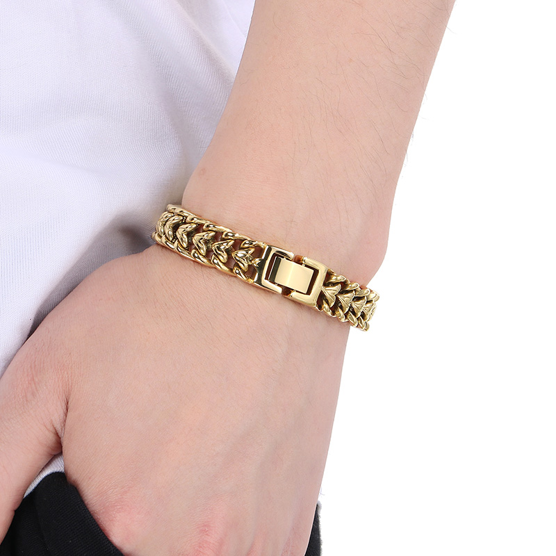 KALEN Shiny Stainless Steel Br - Cuban Link Chain 12Mm 评论和价格